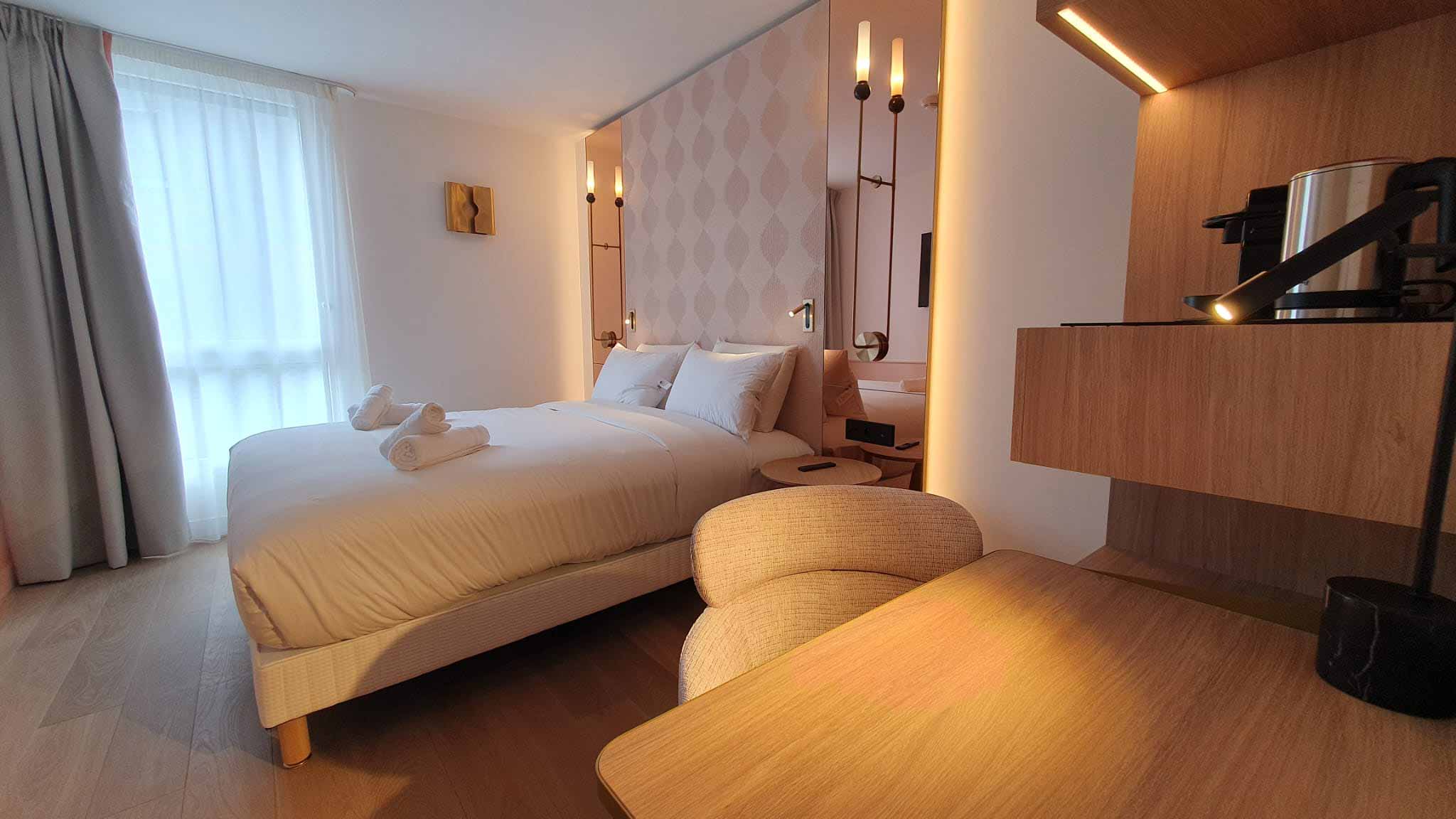Réalisation agencement chambres hôtel kyriad Asnières
